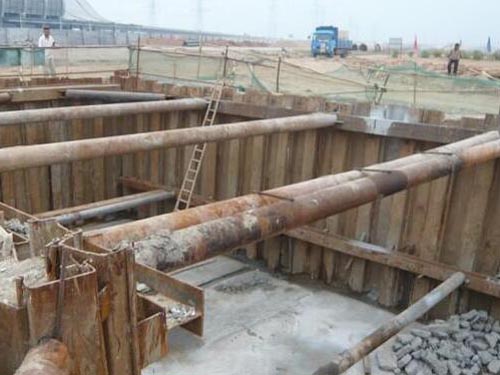 青島市政管廊鋼板樁出租施工 青島市政管廊鋼板樁出租施工